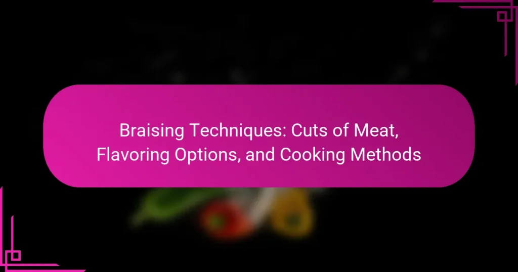 Braising Techniques: Cuts of Meat, Flavoring Options, and Cooking Methods