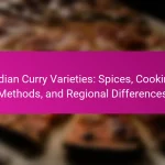 Indian Curry Varieties: Spices, Cooking Methods, and Regional Differences